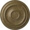 Ekena Millwork Traditional Ceiling Medallion (Canopies up to 5 1/2"), 24 3/8"OD x 1 1/2"P, Mississippi Mud Crackle CM24TRMMC - alternate 1